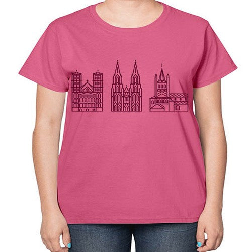 Cologne 594# - cities-  Ladies T-Shirt