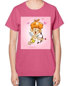 Cupid 80# - cartoon general-  Ladies T-Shirt