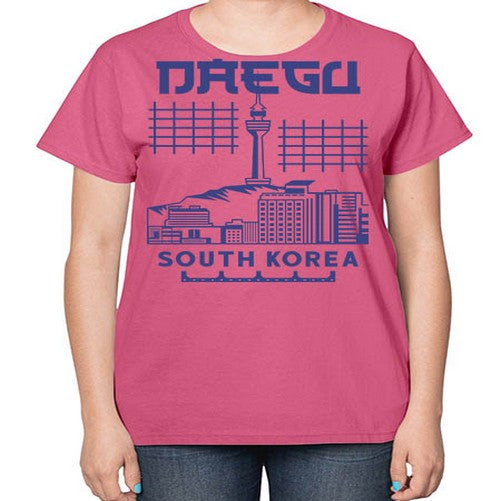 Daegu 641# - cities-  Ladies T-Shirt
