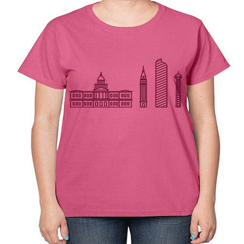 Denver 660# - cities-  Ladies T-Shirt
