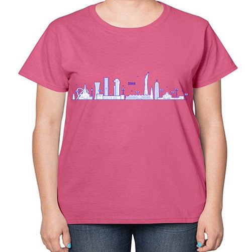 Doha 674# - cities-  Ladies T-Shirt
