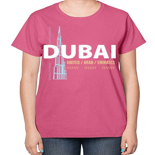Dubai 687# - cities-  Ladies T-Shirt