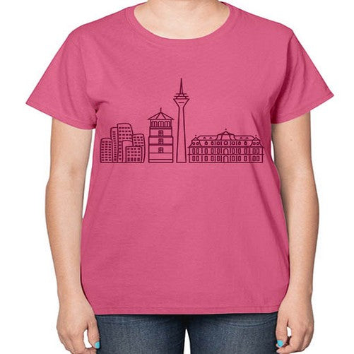 Dusseldorf 697# - cities-  Ladies T-Shirt