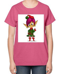Elf 118# - cartoon general-  Ladies T-Shirt