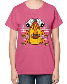 Fuck the weekend 128# - cartoon general-  Ladies T-Shirt