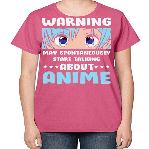 Funny Anime Talk About Anime 229# - anime-  Ladies T-Shirt