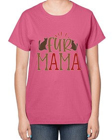 Fur Mama Style 13# - cats-  Ladies T-Shirt