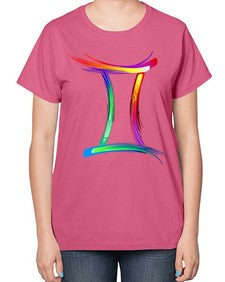 Gemini 222# - gemini-  Ladies T-Shirt