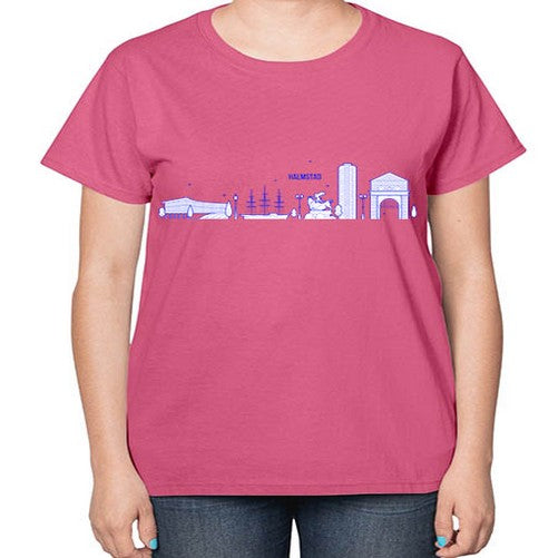 Halmstad 803# - cities-  Ladies T-Shirt