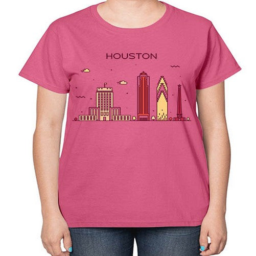 Houston 911# - cities-  Ladies T-Shirt