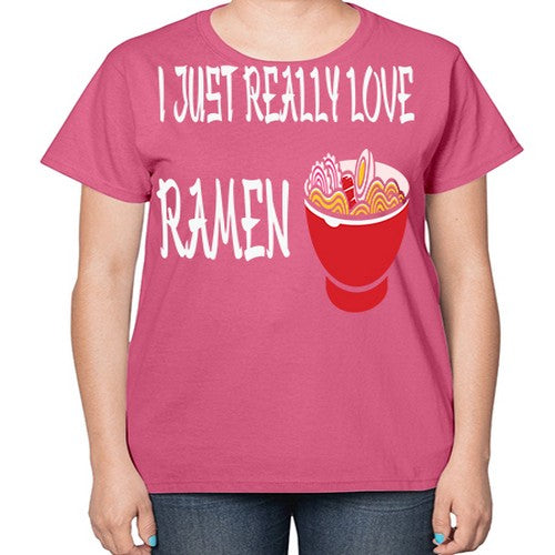 I Just Love Ramen Japanese Anime 238# - anime-  Ladies T-Shirt