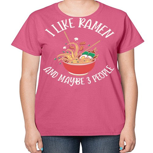 I Like Ramen Japanese Noodles 239# - anime-  Ladies T-Shirt