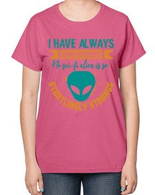 I have always loved octopuses no scifi alien 15# - ufo-  Ladies T-Shirt