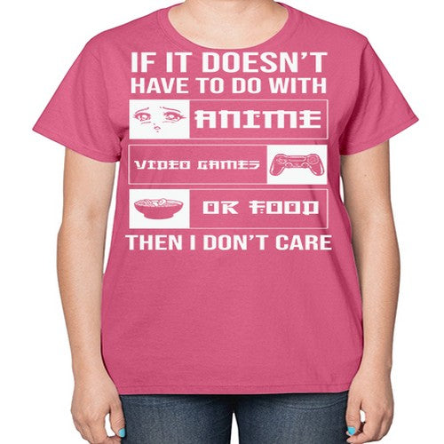 If It NotAnime Game Or Anime 246# - anime-  Ladies T-Shirt