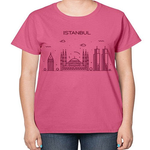 Istanbul 965# - cities-  Ladies T-Shirt