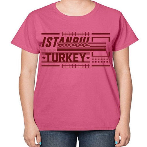 Istanbul 967# - cities-  Ladies T-Shirt