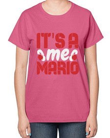 Its ame Mario 29# - video games-  Ladies T-Shirt