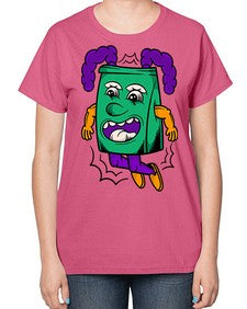 Jumping pouch 146# - cartoon general-  Ladies T-Shirt