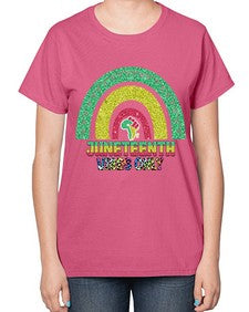 Juneteenth Vibes Only 5# - black juneteenth-  Ladies T-Shirt