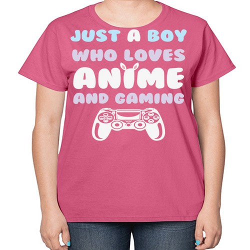 Just A Boy Who Loves 261# - anime-  Ladies T-Shirt