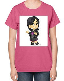 Kid 147# - cartoon general-  Ladies T-Shirt