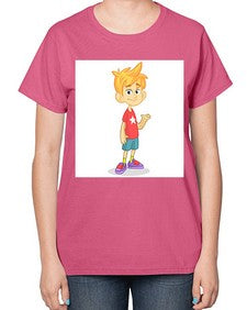 Kid 148# - cartoon general-  Ladies T-Shirt