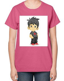 Kid 149# - cartoon general-  Ladies T-Shirt