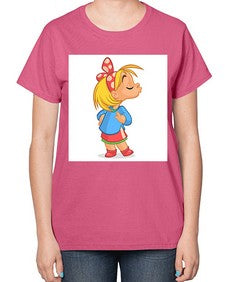 Kid 152# - cartoon general-  Ladies T-Shirt