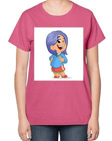 Kid 155# - cartoon general-  Ladies T-Shirt