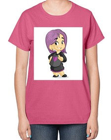 Kid 156# - cartoon general-  Ladies T-Shirt