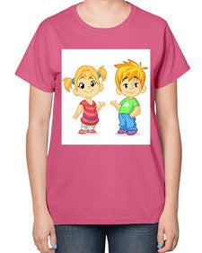 Kid 157# - cartoon general-  Ladies T-Shirt