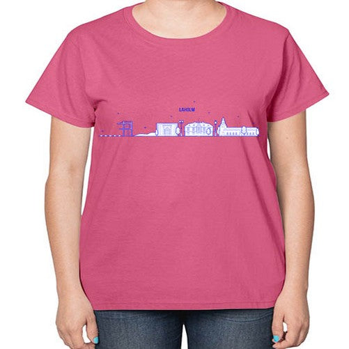 Laholm 1107# - cities-  Ladies T-Shirt