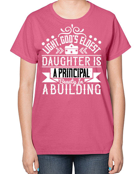 Light Gods eldest daughter is a principal beauty in a building Style 274# - architect-  Ladies T-Shirt