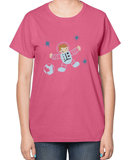 Littlespaceman 16# - space-  Ladies T-Shirt