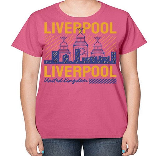 Liverpool 1152# - cities-  Ladies T-Shirt