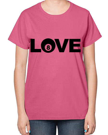 Love 740# - billards-  Ladies T-Shirt