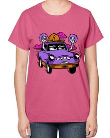 Mad driver 162# - cartoon general-  Ladies T-Shirt