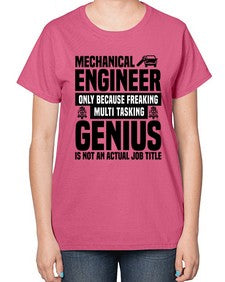 Mechanical engineer Style 1090# - engineer-  Ladies T-Shirt