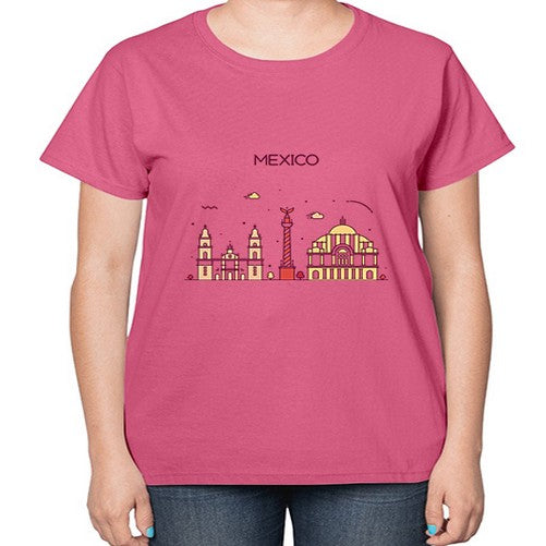 Mexico 1277# - cities-  Ladies T-Shirt