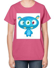 Monster 181# - cartoon general-  Ladies T-Shirt