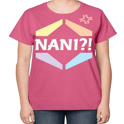 Nani What Funny Japanese Anime 270# - anime-  Ladies T-Shirt