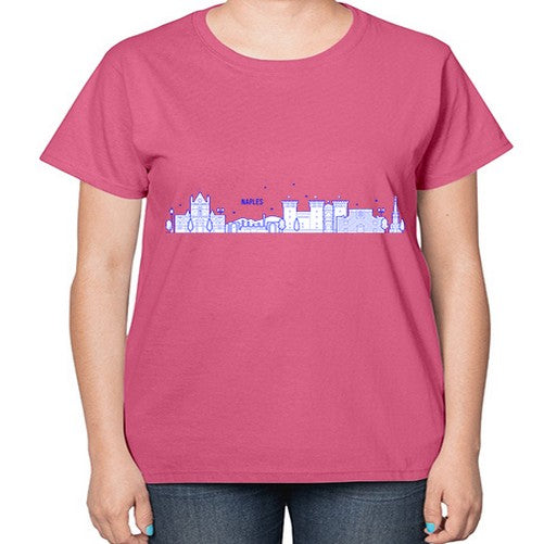 Naples 1413# - cities-  Ladies T-Shirt