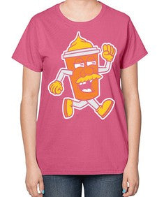 Never too old 197# - cartoon food-  Ladies T-Shirt
