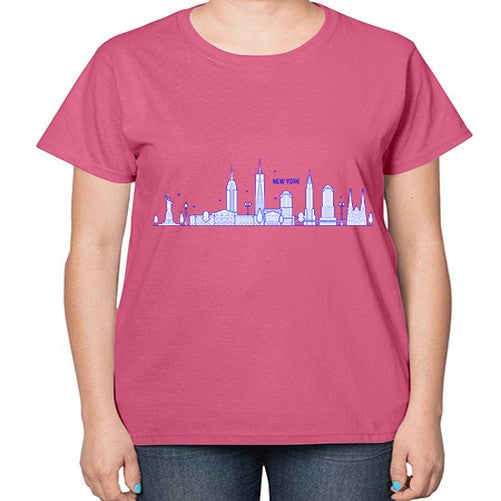 New York 1476# - cities-  Ladies T-Shirt