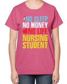 No Sleep Style 314# - nurse-  Ladies T-Shirt
