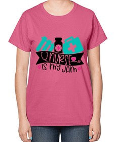 Nurse Is My Jam Style Style 1163# - nurse-  Ladies T-Shirt