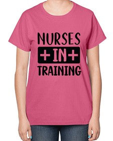 Nurses in training 1244# - nurse-  Ladies T-Shirt