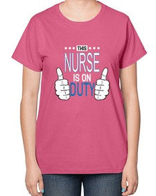 NursetransperntPNG Style 1263# - nurse-  Ladies T-Shirt