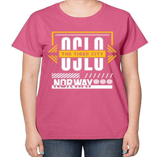 Oslo 1553# - cities-  Ladies T-Shirt