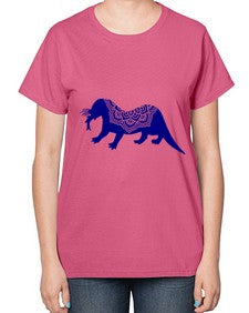 OtterMandala 973# - mandala-  Ladies T-Shirt